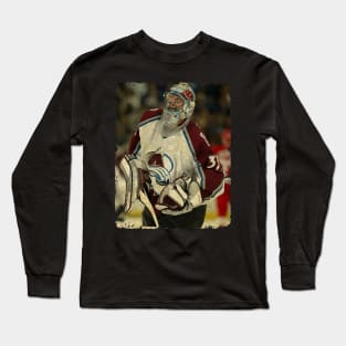 Patrick Roy - Colorado Avalanche, 1995 Long Sleeve T-Shirt